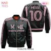 HOT Lionel Messi Inter Miami CF Black Unisex 3D Bomber Jacket