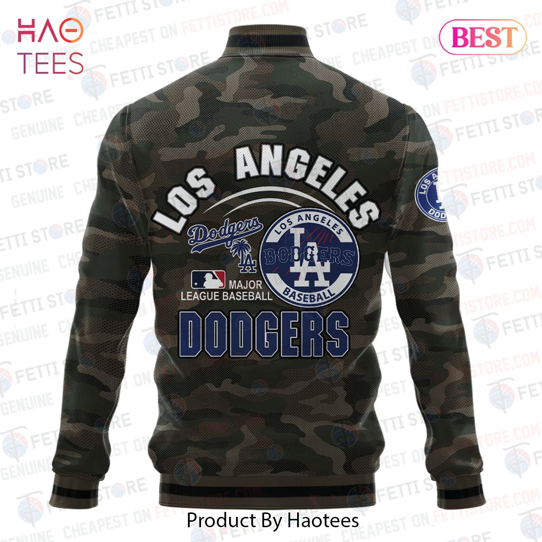 HOT Los Angeles Dodgers Major League Baseball Camo AOP Varsity Jacket HOT Los Angeles Dodgers Major League Baseball Camo AOP Varsity Jacket