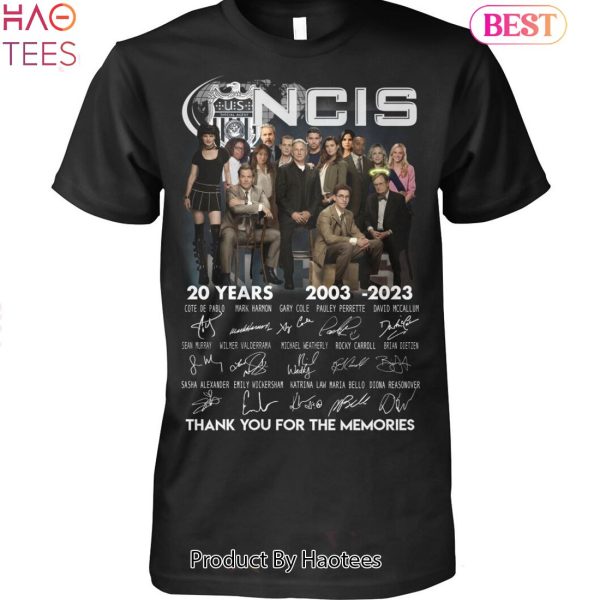 HOT NCIS 20 Years 2003-2023 Thank You For The Memories Unsiex T-Shirt