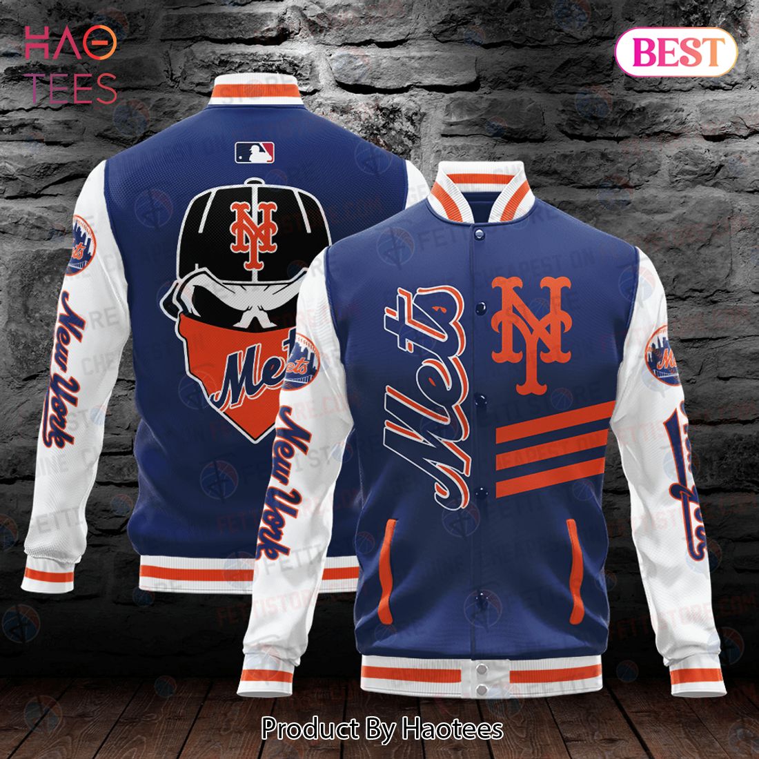 HOT New York Mets Major League Baseball AOP Varsity Jacket