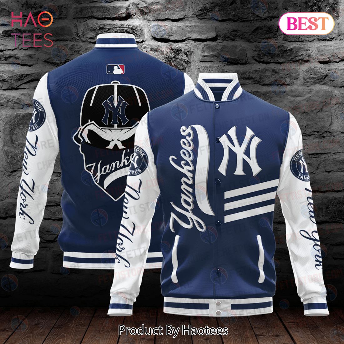 HOT New York Yankees Major League Baseball AOP Varsity Jacket HOT New York Yankees Major League Baseball AOP Varsity Jacket