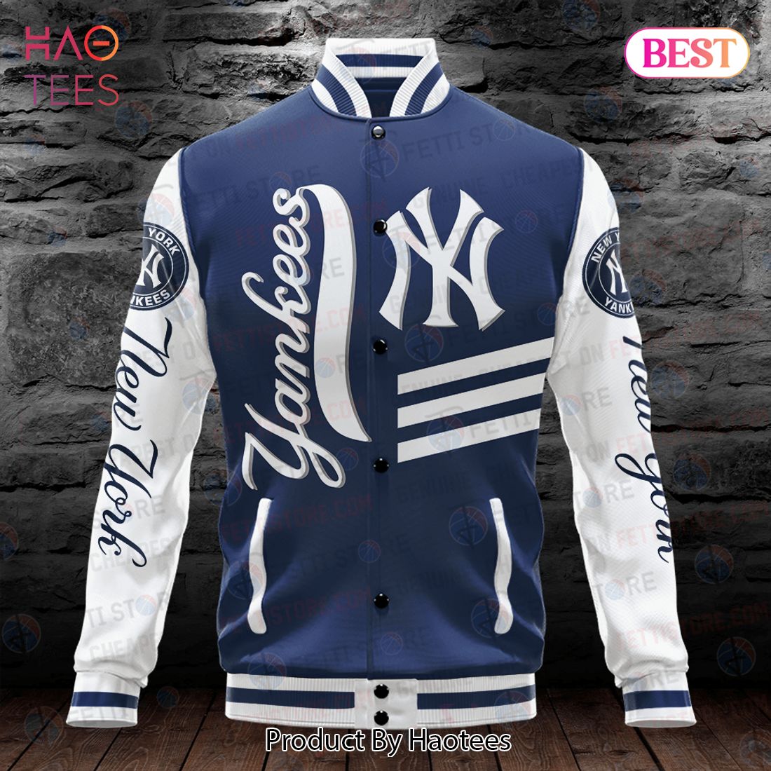 HOT New York Yankees Major League Baseball AOP Varsity Jacket HOT New York Yankees Major League Baseball AOP Varsity Jacket