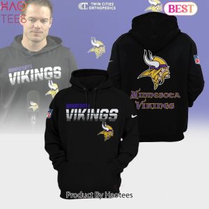HOT NFL Minnesota Vikings New Black Hoodie