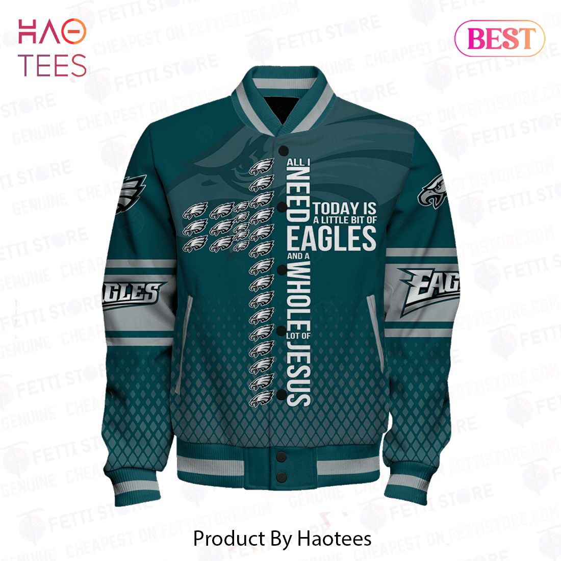 HOT Philadelphia Eagles National Football League AOP Varsity Jacket HOT Philadelphia Eagles National Football League AOP Varsity Jacket