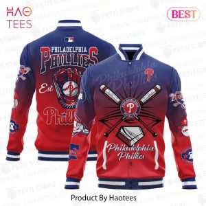 HOT Philadelphia Phillies Major League Baseball Varsity Jacket