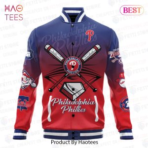 HOT Philadelphia Phillies Major League Baseball Varsity Jacket