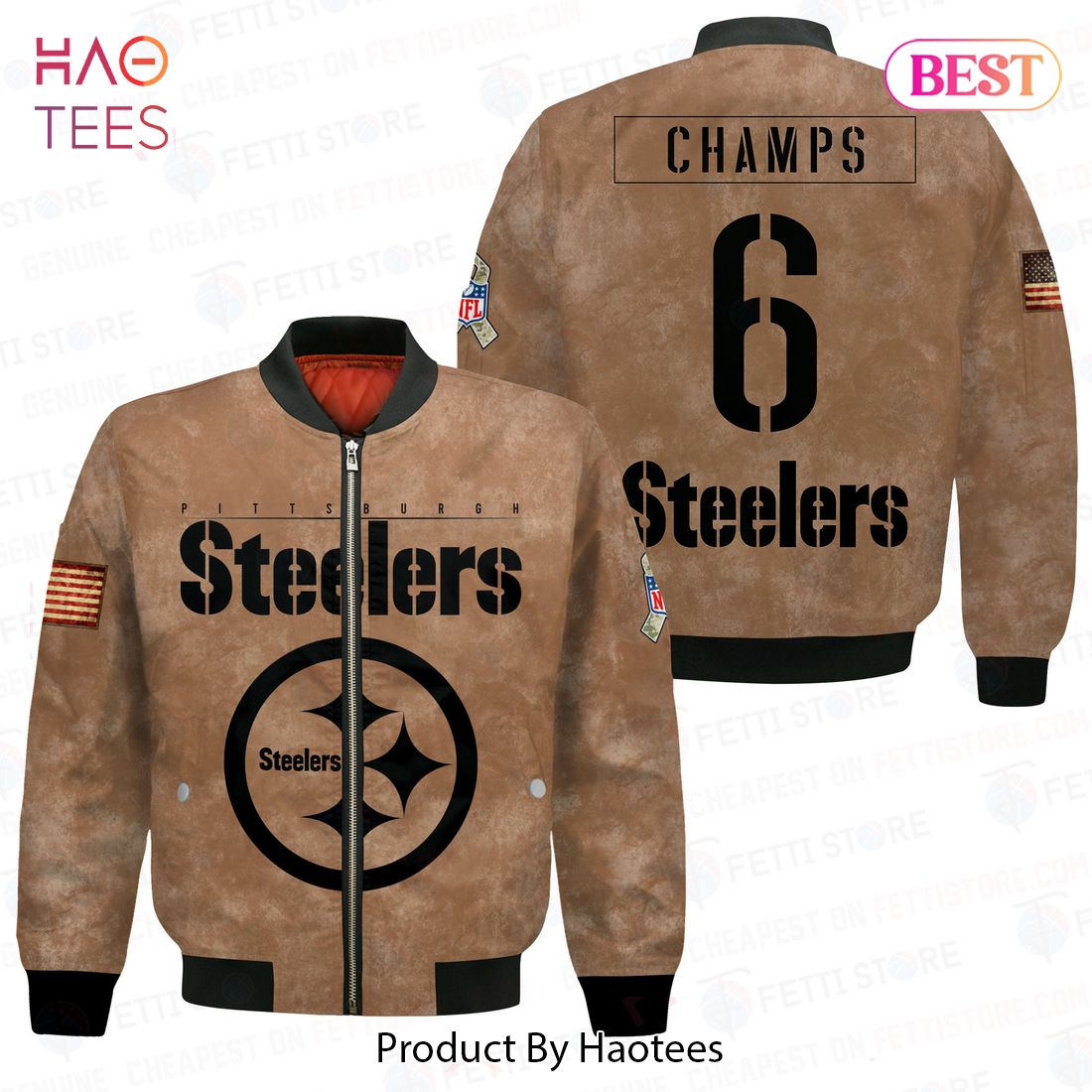 HOT Pittsburgh SteelersNational Football League 2023 Unisex AOP Bomber Jacket HOT Pittsburgh SteelersNational Football League 2023 Unisex AOP Bomber Jacket