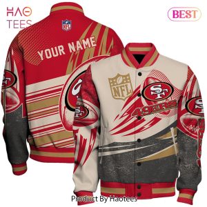 HOT San Francisco 49ers National Football League Customized AOP Varsity Jacket