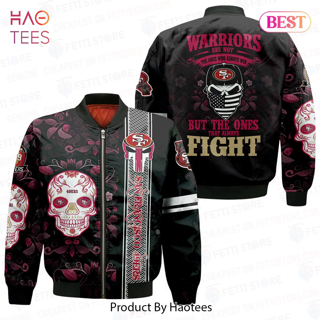 HOT San Francisco 49ersNational Football League AOP Bomber Jacket HOT San Francisco 49ersNational Football League AOP Bomber Jacket