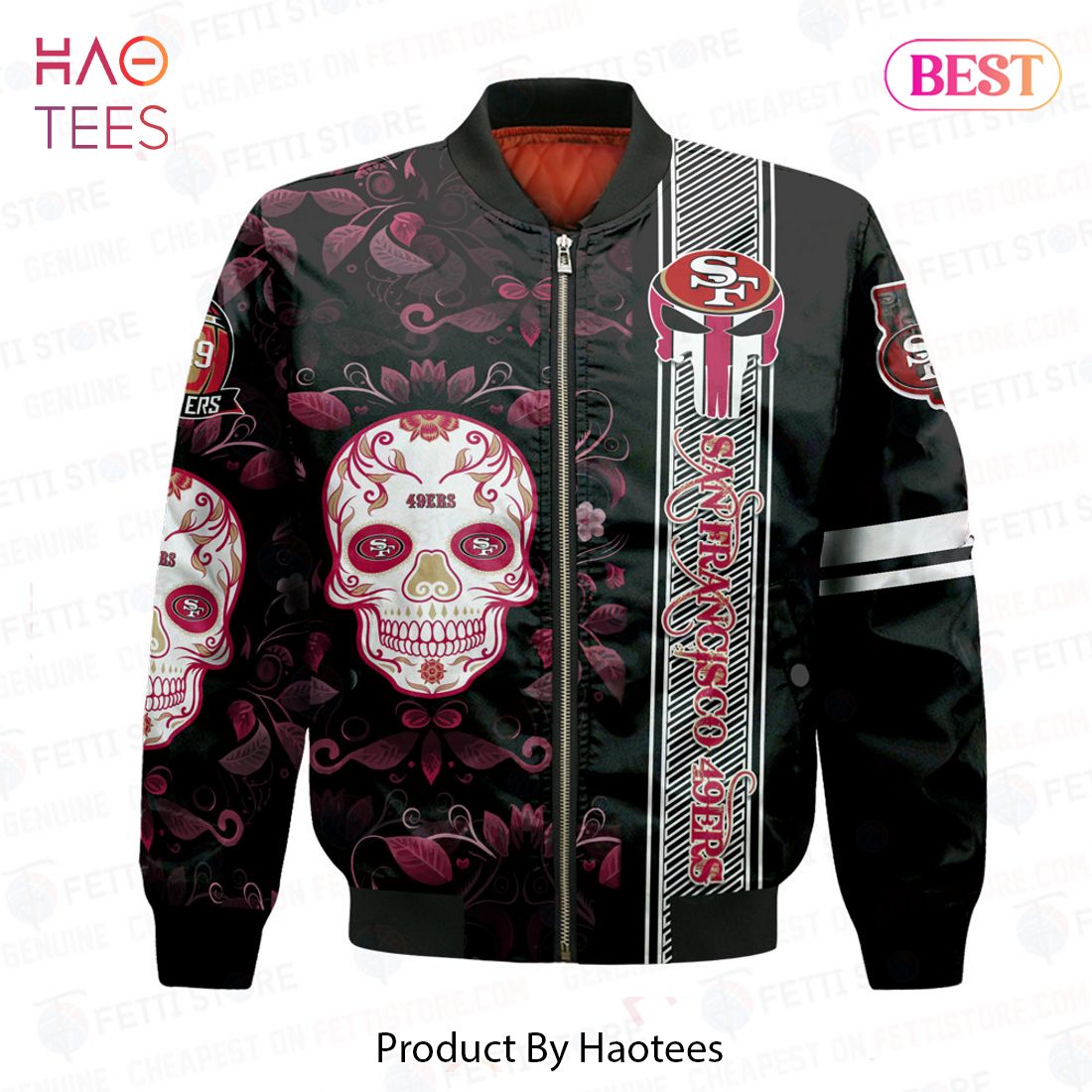 HOT San Francisco 49ersNational Football League AOP Bomber Jacket HOT San Francisco 49ersNational Football League AOP Bomber Jacket
