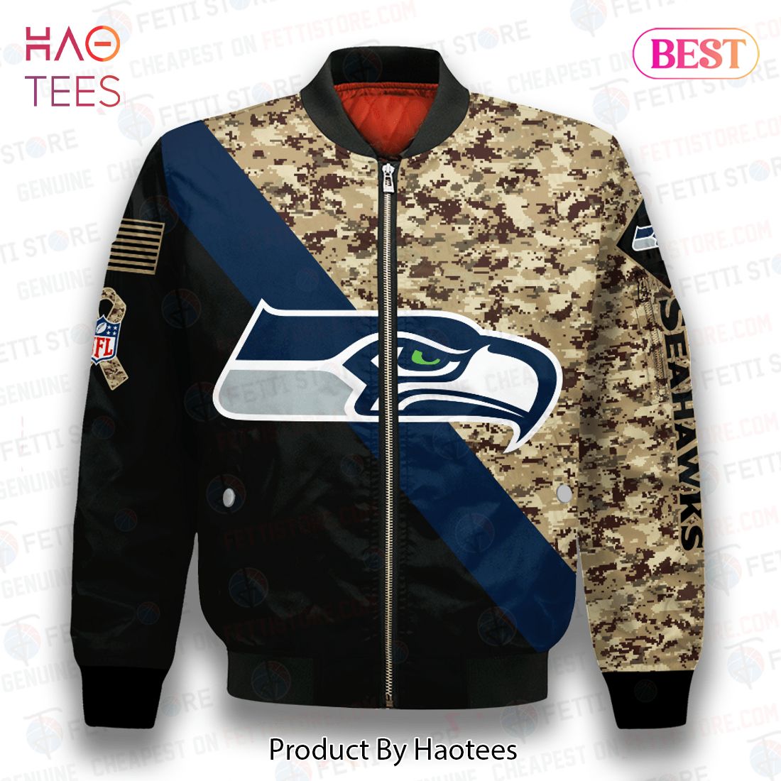 HOT Seattle SeahawksNational Football League AOP Bomber Jacket HOT Seattle SeahawksNational Football League AOP Bomber Jacket