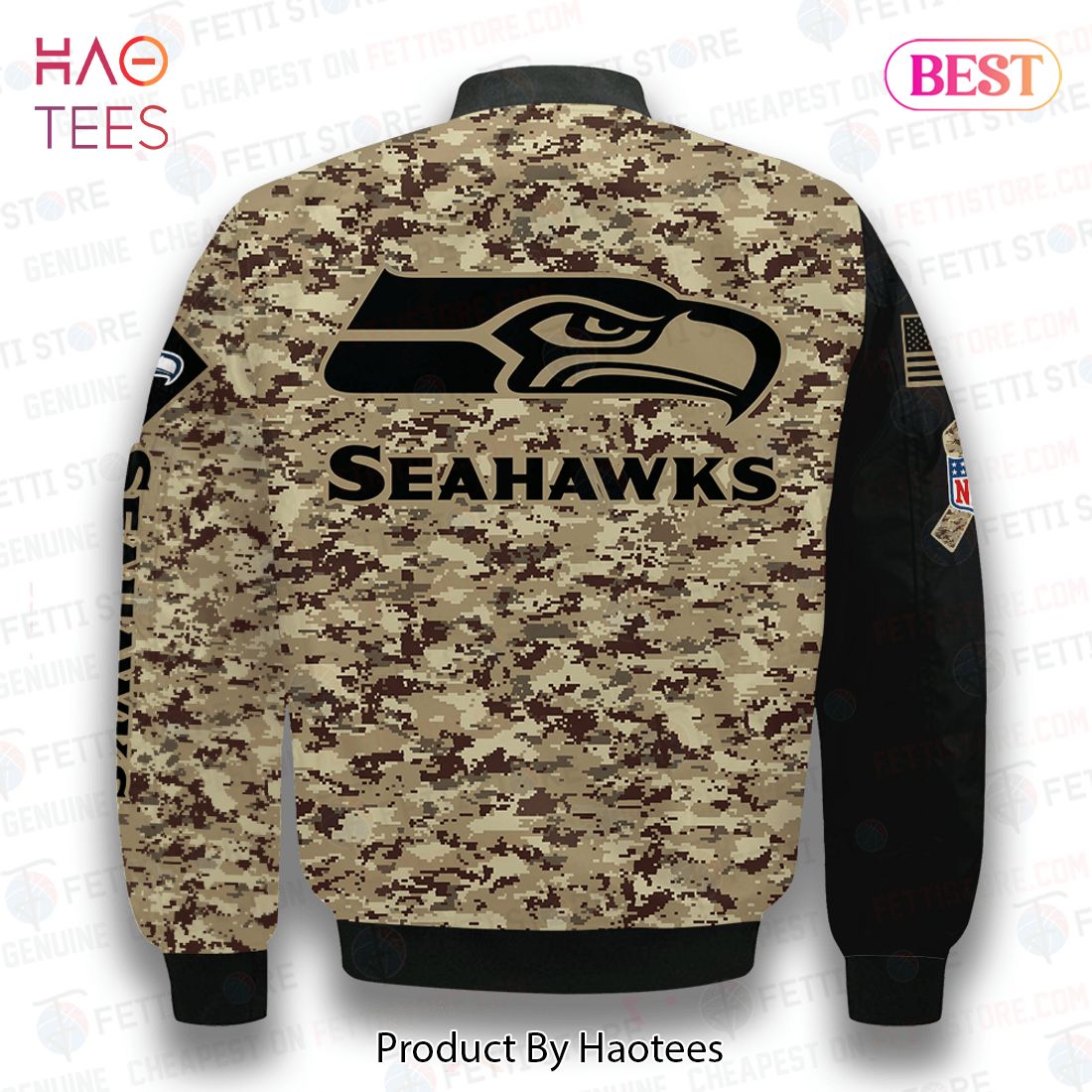 HOT Seattle SeahawksNational Football League AOP Bomber Jacket HOT Seattle SeahawksNational Football League AOP Bomber Jacket