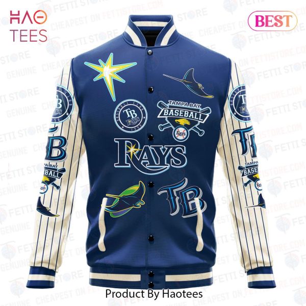 HOT Tampa Bay Rays Major League Baseball AOP Varsity Jacket