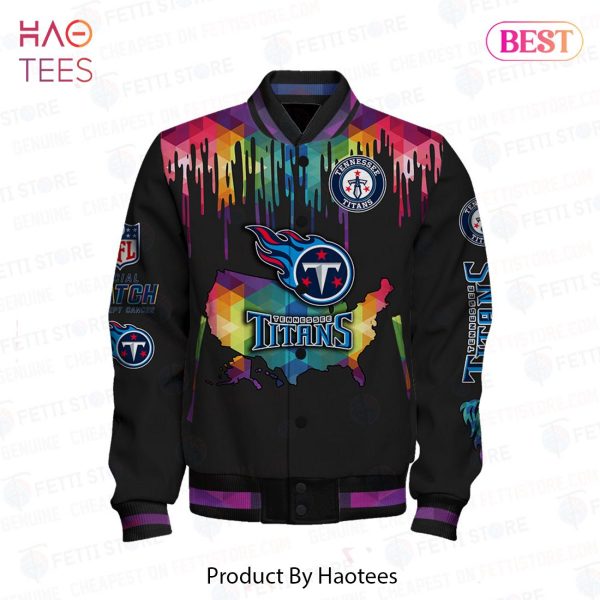 HOT Tennessee Titans National Football League AOP Varsity Jacket