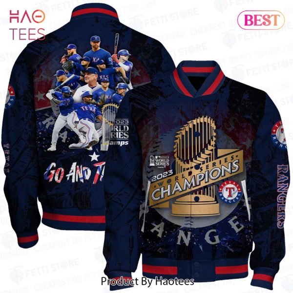 HOT Texas Rangers Major League Baseball AOP Varsity Jacket
