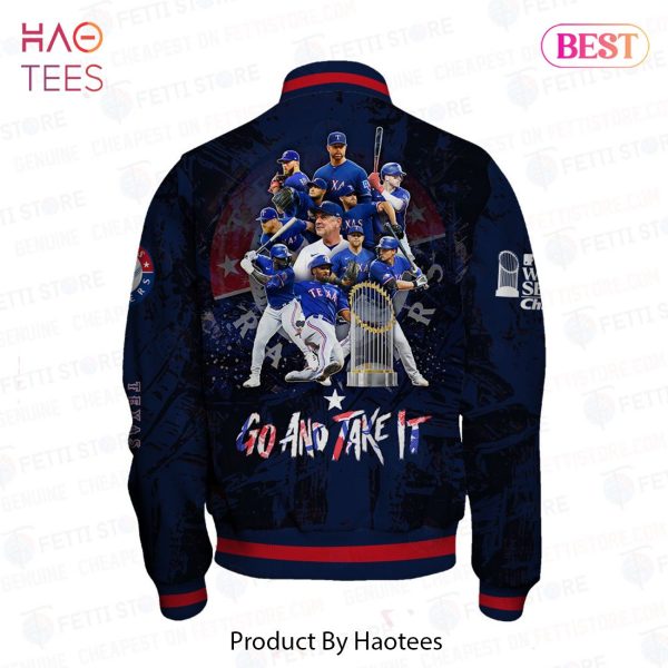 HOT Texas Rangers Major League Baseball AOP Varsity Jacket