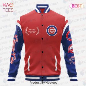 HOT TREND Chicago Cubs Major League Baseball AOP Varsity Jacket