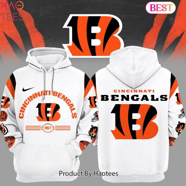 HOT TREND Cincinnati Bengals Special White Hoodie