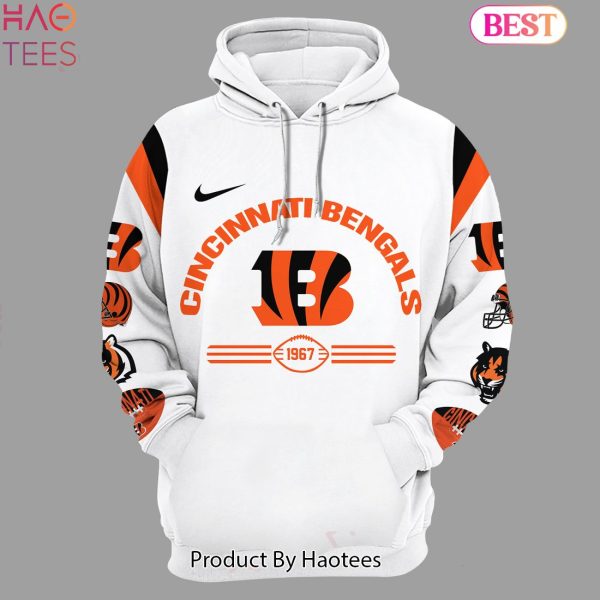 HOT TREND Cincinnati Bengals Special White Hoodie