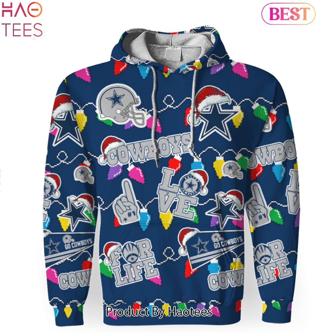 HOT TREND Dallas Cowboys Christmas Hoodie Limited Edition