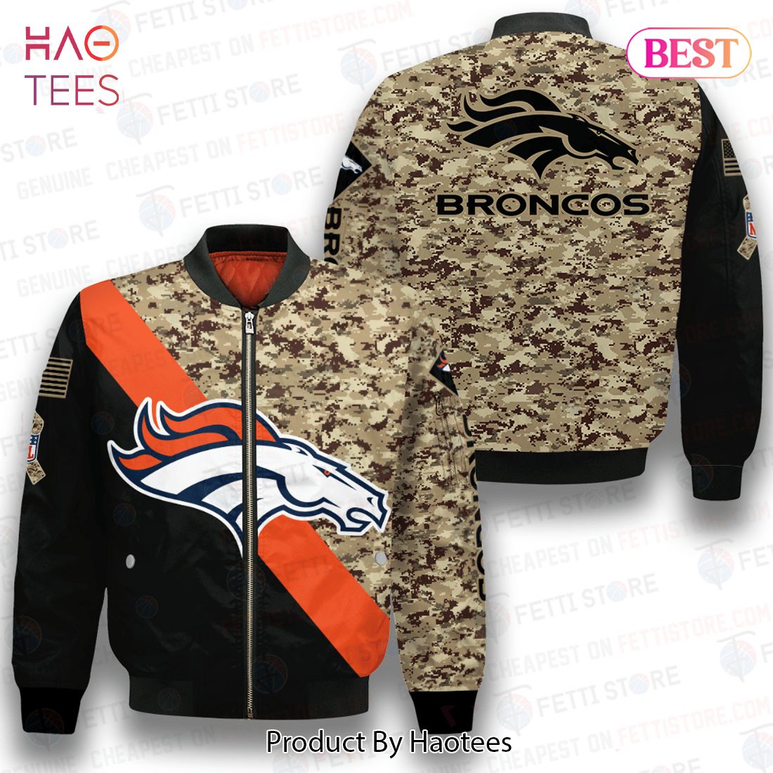 HOT TREND Denver BroncosNational Football League AOP Bomber Jacket HOT TREND Denver BroncosNational Football League AOP Bomber Jacket
