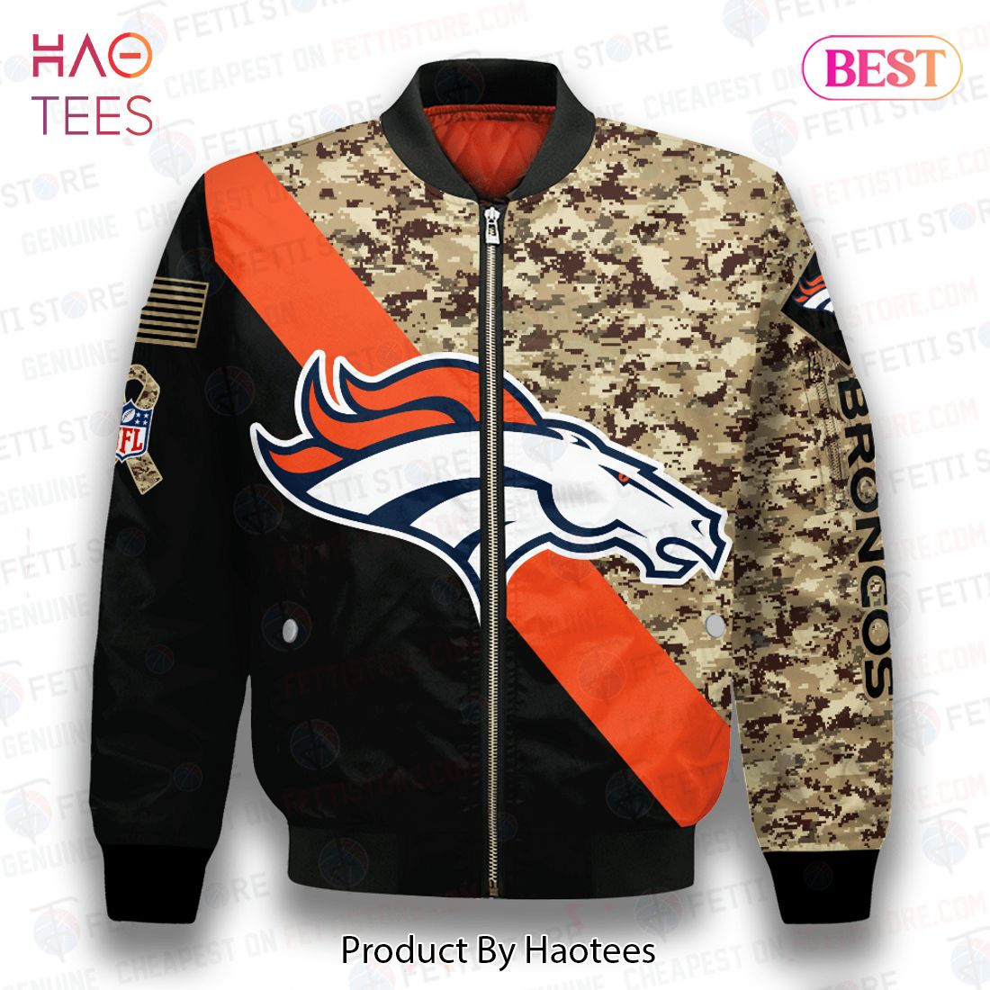 HOT TREND Denver BroncosNational Football League AOP Bomber Jacket HOT TREND Denver BroncosNational Football League AOP Bomber Jacket