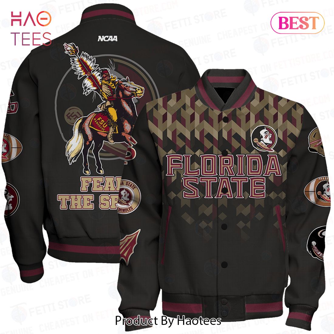 HOT TREND Florida State NCAA Division Football Varsity Jacket HOT TREND Florida State NCAA Division Football Varsity Jacket