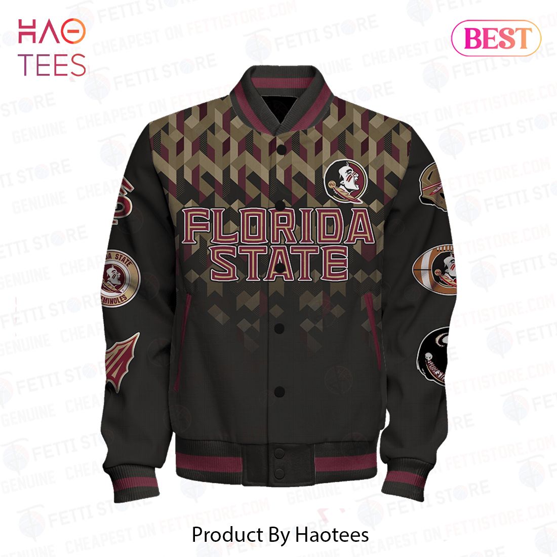 HOT TREND Florida State NCAA Division Football Varsity Jacket HOT TREND Florida State NCAA Division Football Varsity Jacket