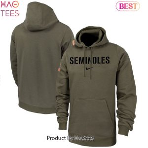 HOT TREND Florida State Seminoles Camo Veterans Hoodie