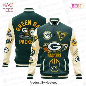 HOT TREND Green Bay Packers National Football League Pattern Varsity Jacket