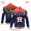 HOT TREND Houston Astros Major League Baseball Pattern Varsity Jacket