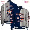 HOT TREND Houston Astros Major League Baseball Pattern Varsity Jacket