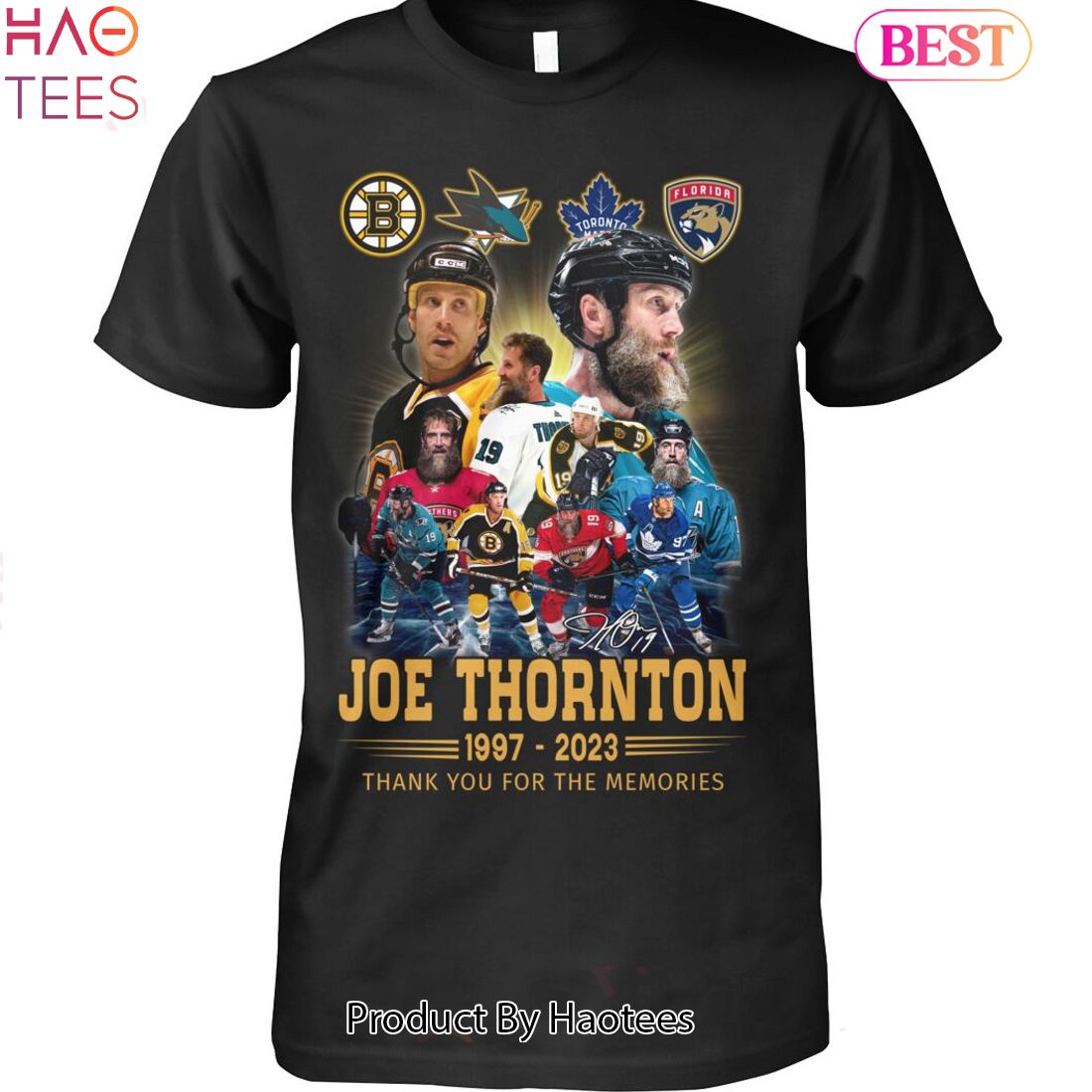 HOT TREND Joe Thornton 1997-2023 Thank You For The Memories Unisex T-Shirt HOT TREND Joe Thornton 1997-2023 Thank You For The Memories Unisex T-Shirt