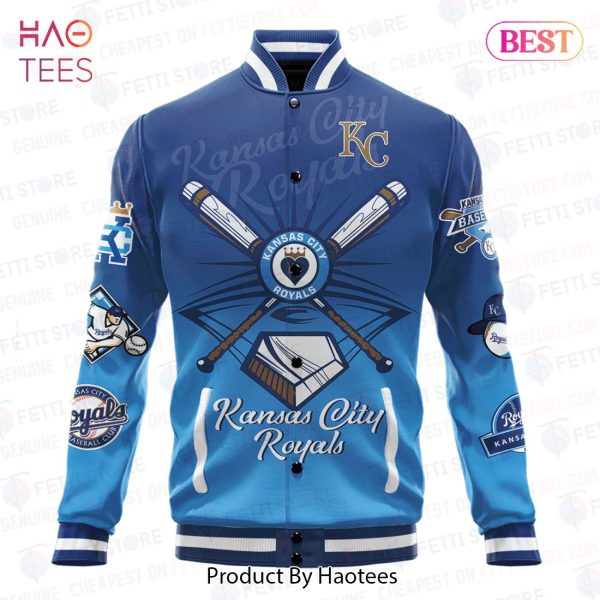 HOT TREND Kansas City Royals Major League Baseball Varsity Jacket