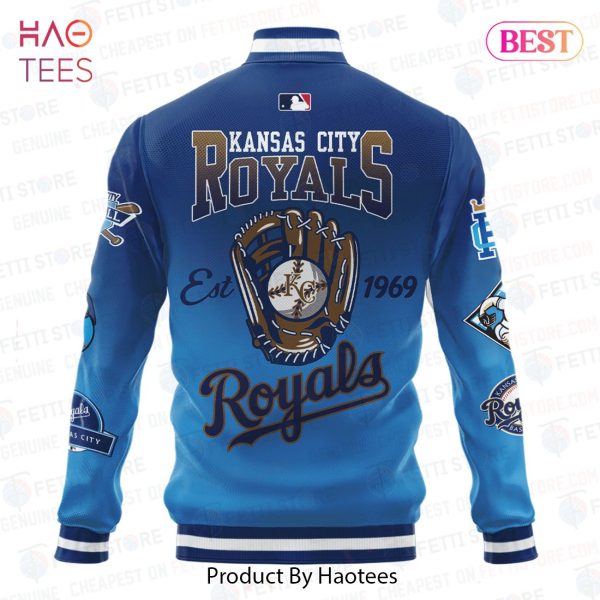 HOT TREND Kansas City Royals Major League Baseball Varsity Jacket