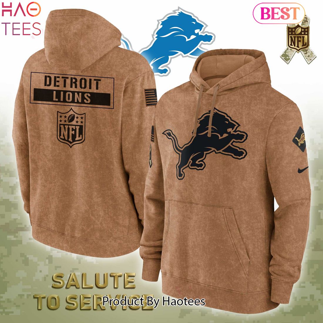 HOT TREND Limited NFL Detroit Lions Veterans Hoodie HOT TREND Limited NFL Detroit Lions Veterans Hoodie