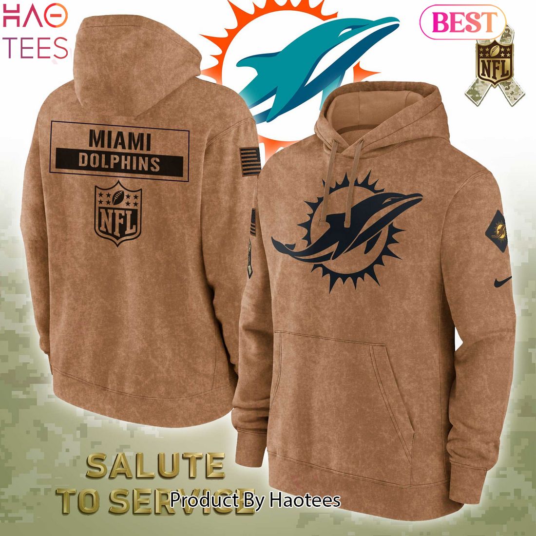 HOT TREND Limited NFL Miami Dolphins Veterans Hoodie HOT TREND Limited NFL Miami Dolphins Veterans Hoodie