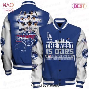 HOT TREND Los Angeles Dodgers NL West Division Champions Varsity Jacket