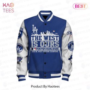 HOT TREND Los Angeles Dodgers NL West Division Champions Varsity Jacket