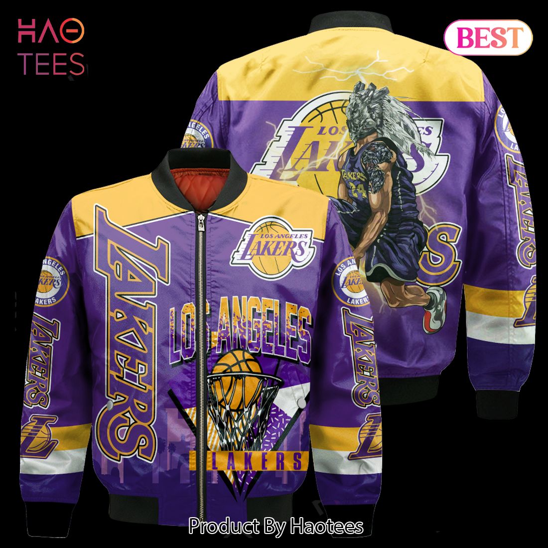 NBA Los Angeles Lakers Louis Vuitton Bomber Jacket