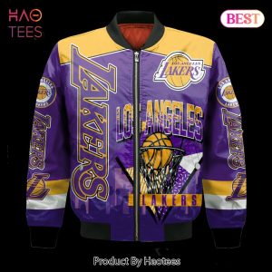 HOT TREND Los Angeles LakersNational Basketball Association 2023 Unisex 3D Bomber Jacket