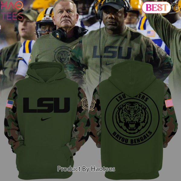 HOT TREND Lsu Tigers Football Veterans Hoodie