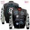 HOT TREND Milwaukee Bucks Mascot Strong Pattern Personalized Name 3D Bomber Jacket Gift For Fan