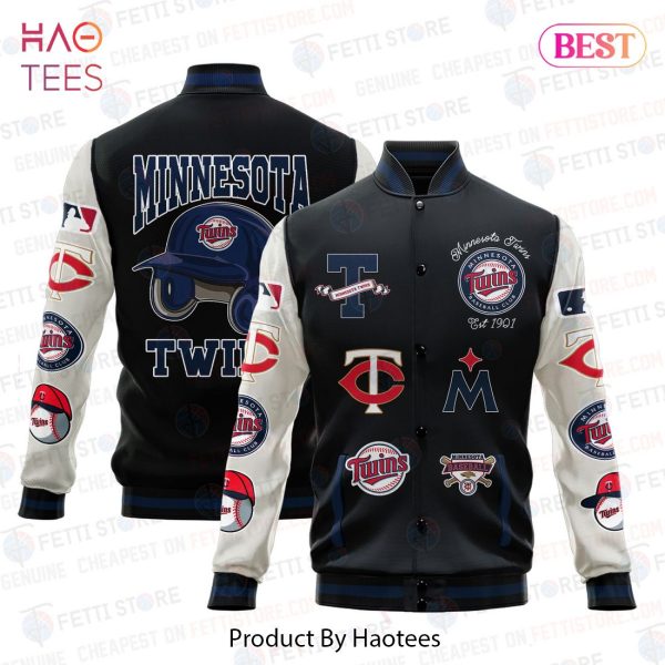 HOT TREND Minnesota Twins Major League Baseball AOP Varsity Jacket