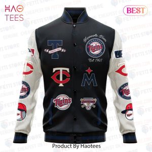 HOT TREND Minnesota Twins Major League Baseball AOP Varsity Jacket