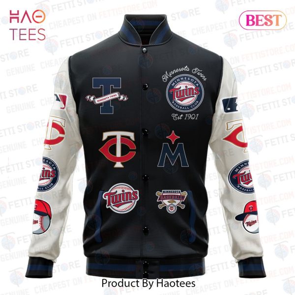 HOT TREND Minnesota Twins Major League Baseball AOP Varsity Jacket
