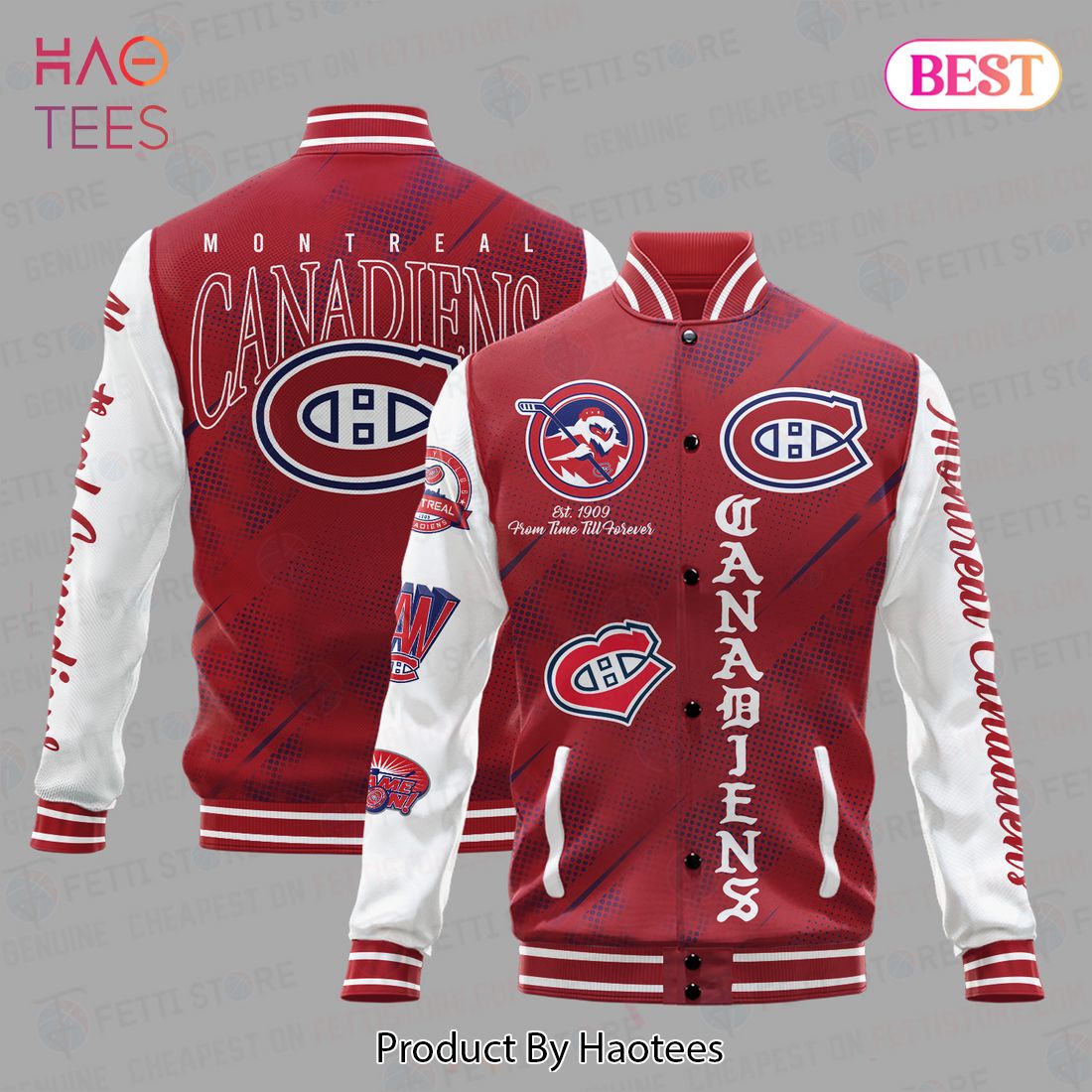 HOT TREND Montreal Canadiens National Hockey League Varsity Jacket