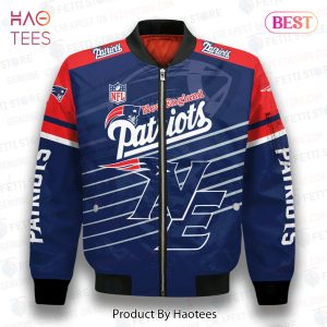 HOT TREND New England Patriots National Football League 3D Bomber Jacket