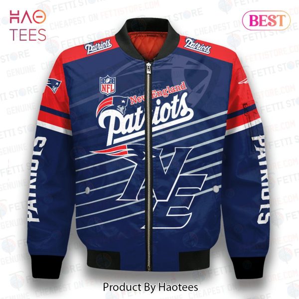 HOT TREND New England Patriots National Football League 3D Bomber Jacket