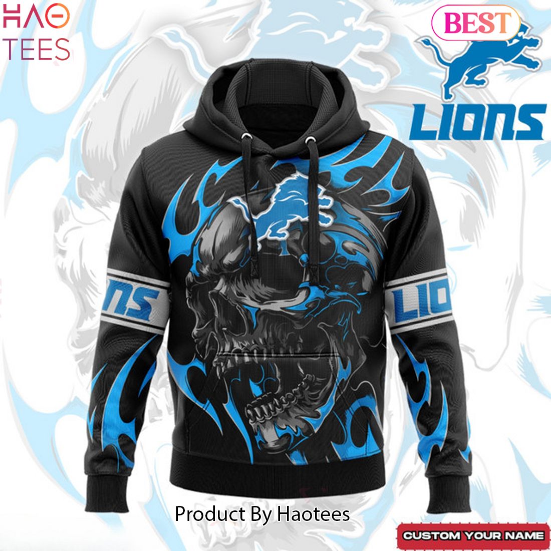 HOT TREND New Personalized Detroit Lions Hoodie